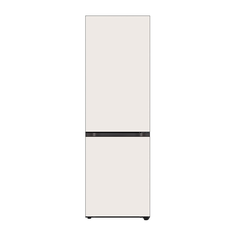 LG M342BE17 344L玉石白玻璃门 可替换门板 嵌入式 Smart智能变频 风冷无霜 独立保鲜 双门冰箱高清大图