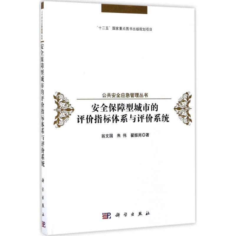 安全保障型城市的评价指标体系与评价系统图片