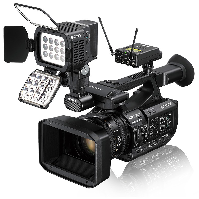 索尼(SONY)PXW-Z190 专业数码摄像机 4K便携式摄录一体机 约829万像素 3.5英寸显示屏