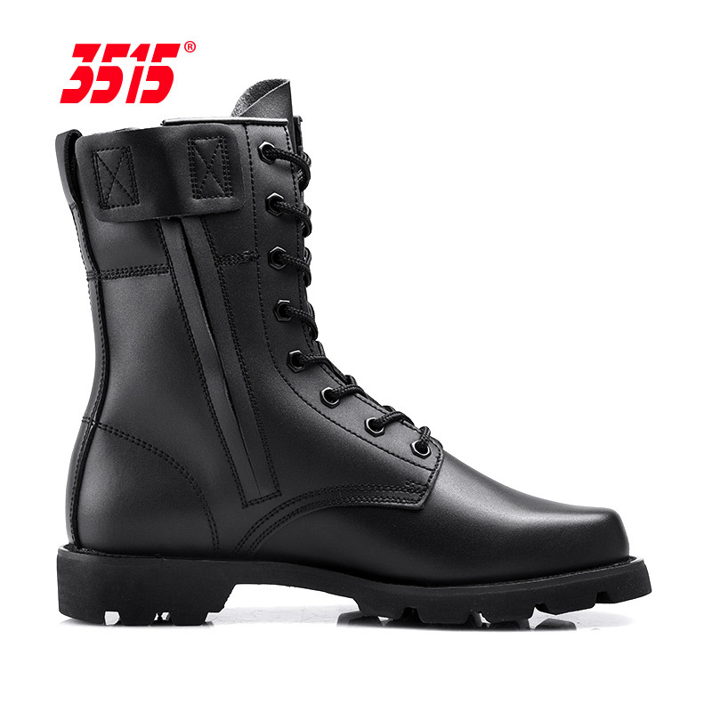 际华3515强人男靴户外作战靴登山战术靴工装马丁靴高帮鞋军勾靴子