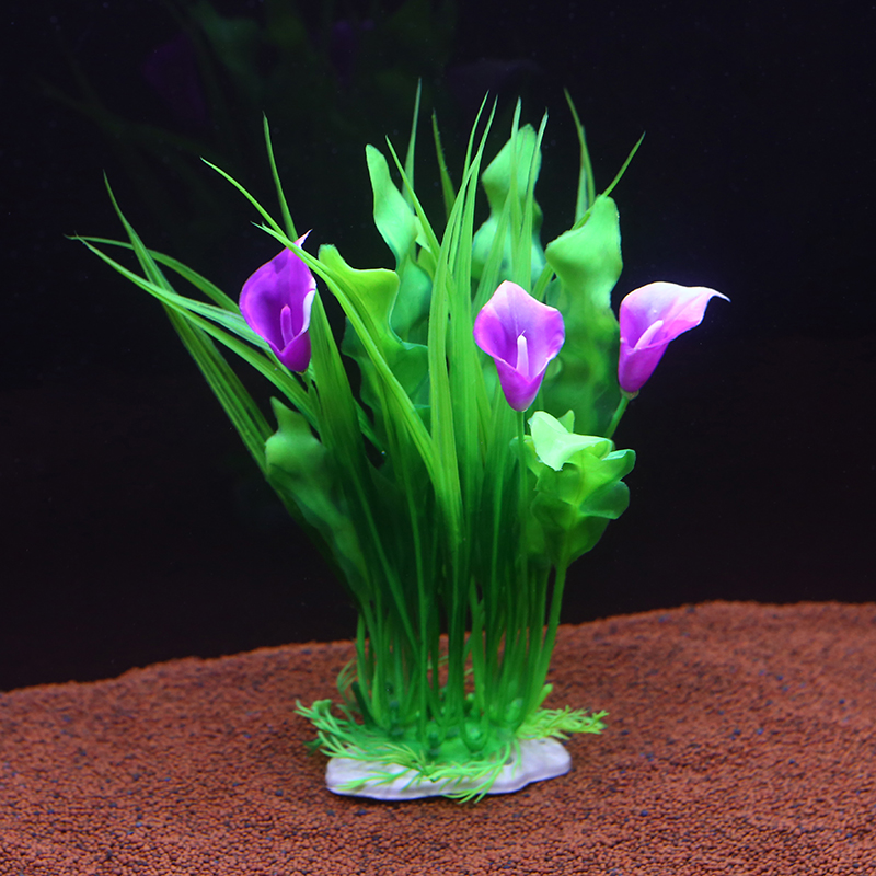 鱼缸装饰仿真水水族造景植物布景塑料柔软族箱造景高清大图