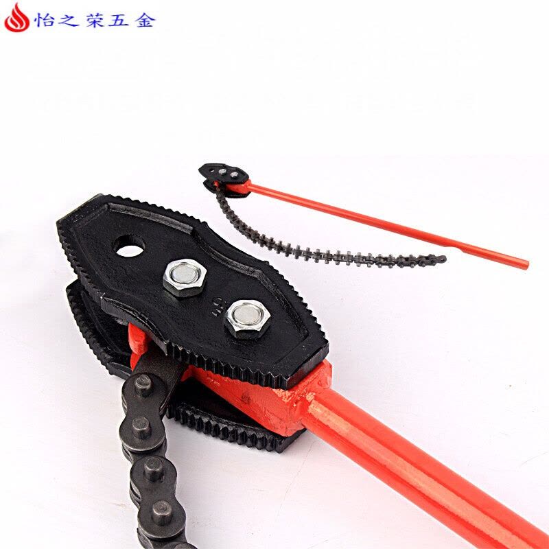 链条管子钳/链条钳/管子扳手/美式重型链条管钳/大力钳900-1400MM 12寸加长链条1.5米图片