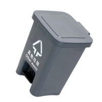 苏识 YJ-A076 15升 分类脚踏垃圾桶 (计价单位:个) 灰色
