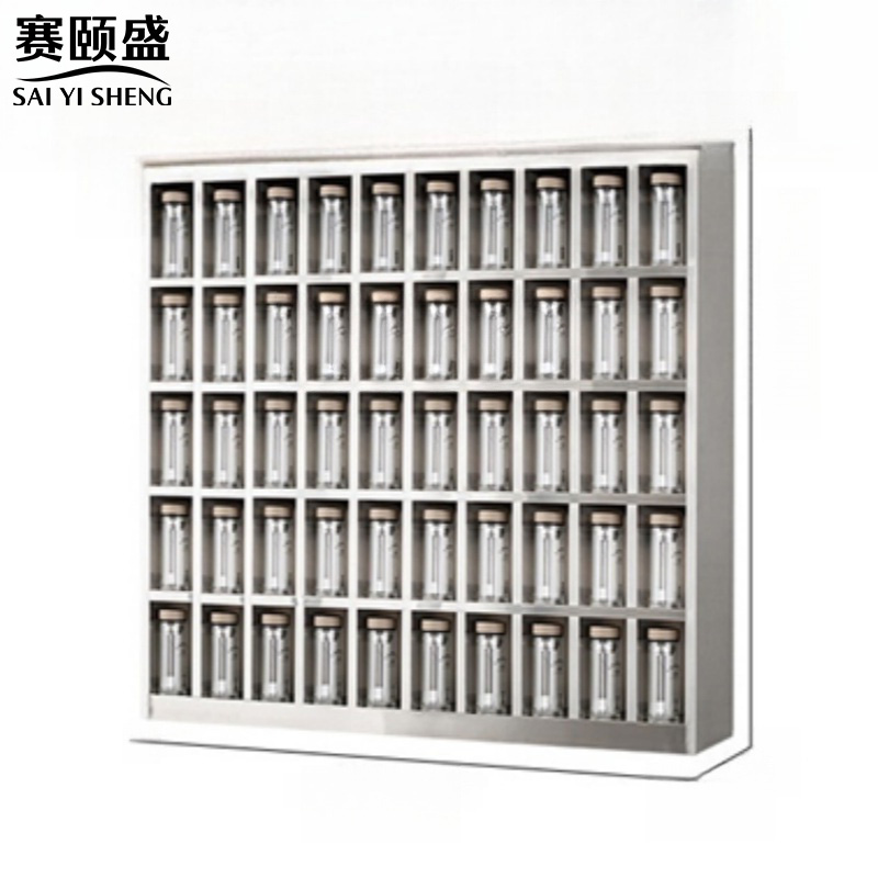 赛颐盛无门款水杯柜50格1500*1500*250mm(304)台高清大图