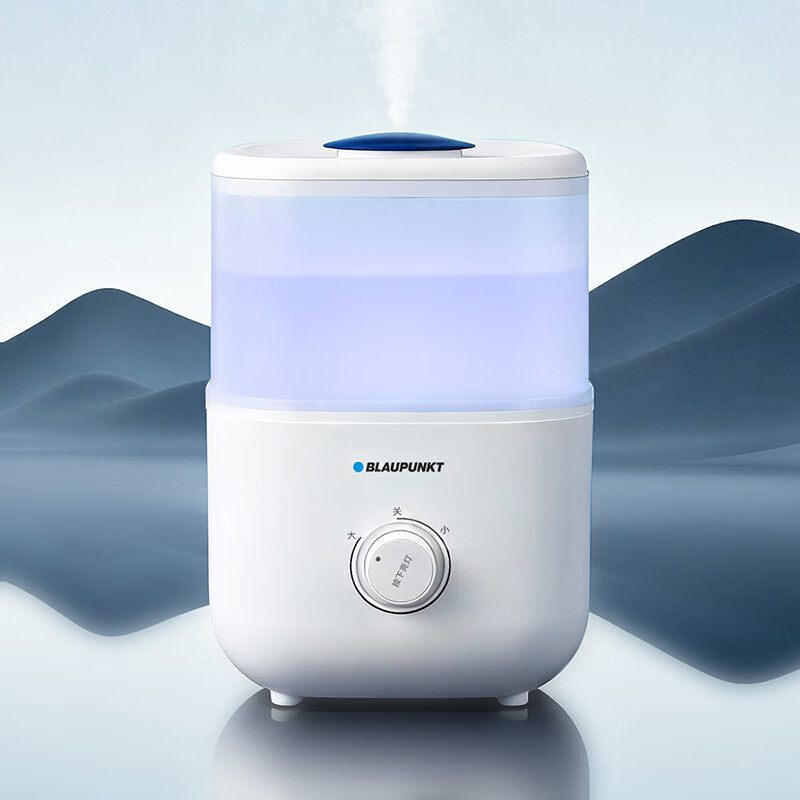 蓝宝加湿器 德国蓝宝加湿器家用大容量室内卧室婴儿净化加湿器BP-JS2730白色高清大图