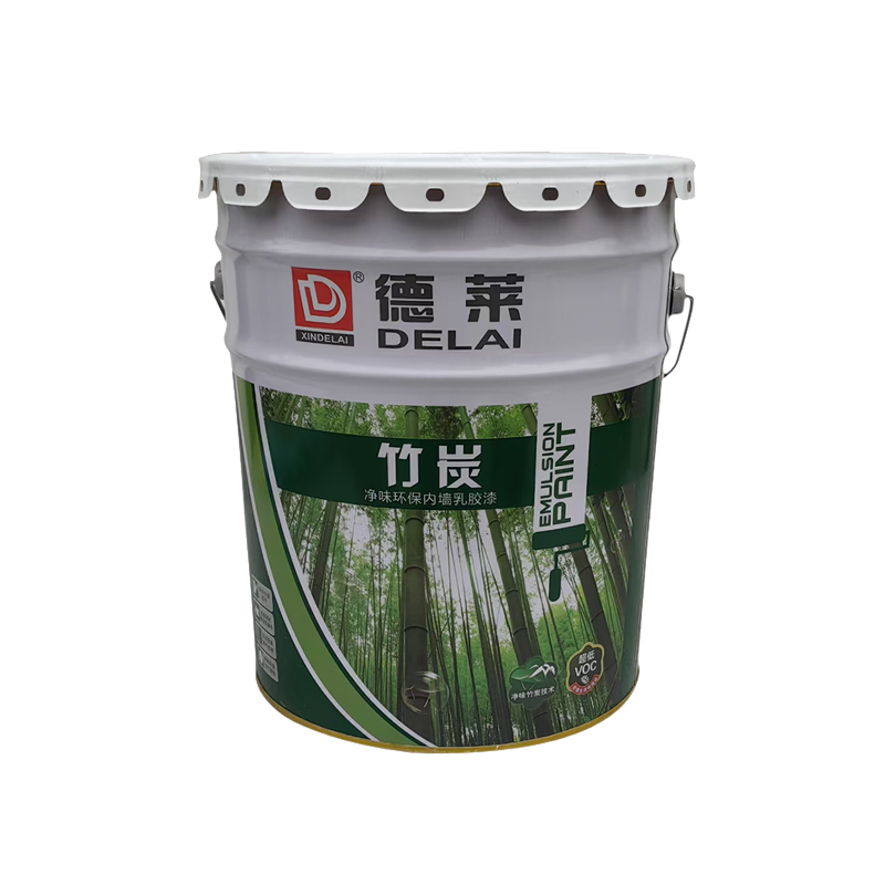 XINDELAI德莱涂料 水性环保竹炭净味内墙乳胶漆/白色 25kg 桶