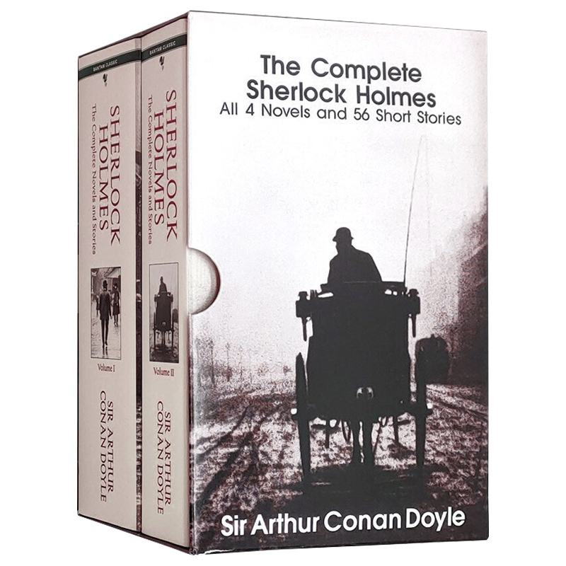 福尔摩斯探案全集9册套装 [正版]福尔摩斯探案集全集2册 英文原版 Sherlock Holmes 柯南道尔经典侦探悬疑高清大图