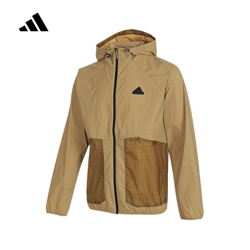阿迪达斯(adidas)2024男舒适户外休闲百搭运动夹克JI8659