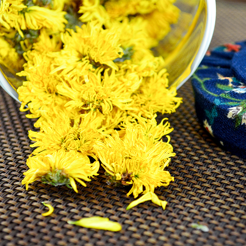 [清新花乡]建宁皇菊150朵+/罐 30g/罐,菊花茶(原生态种植,品相没那么好看)