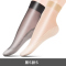 浪莎女士短丝袜夏季超薄款防勾丝2025年春夏肤色棉底防滑水晶袜子