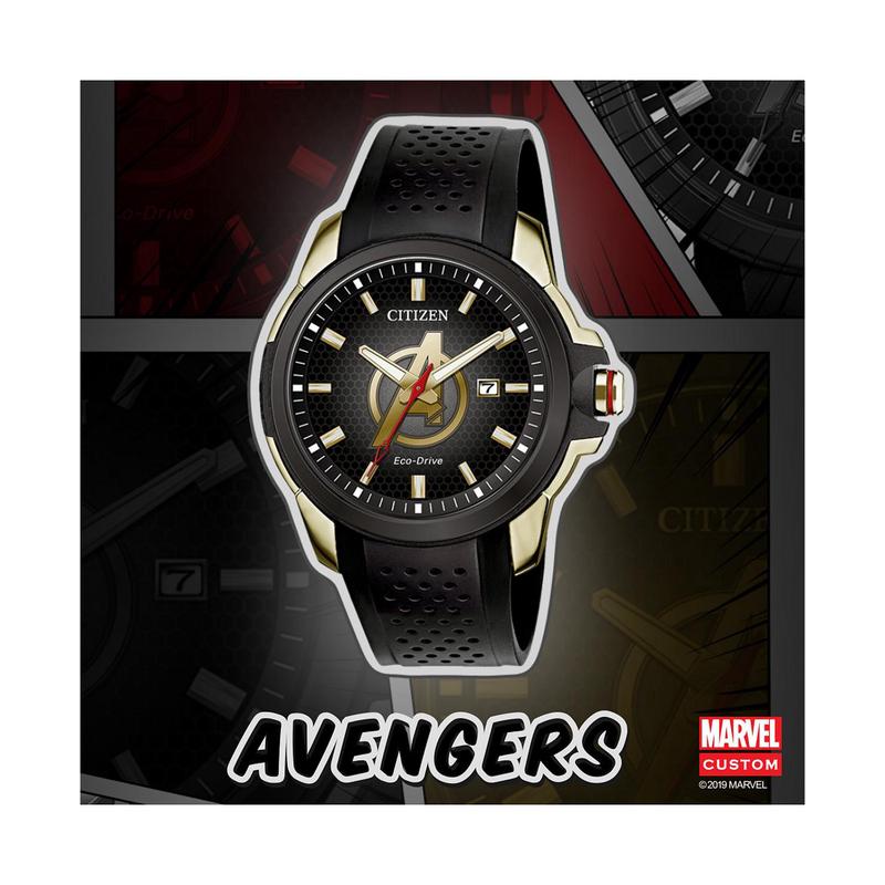 Citizen 西铁城海外代购专柜正品手表21新款男式复仇者黑色腕表高清大图