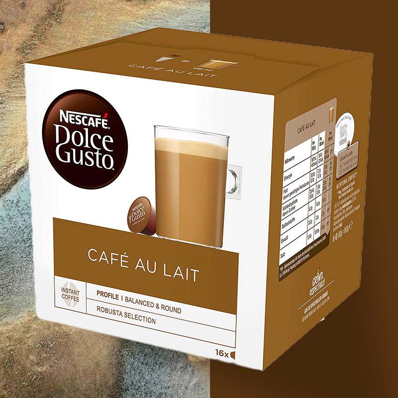 欧洲进口雀巢咖啡多趣酷思法式欧蕾胶囊咖啡16杯平衡顺滑丰满饱满