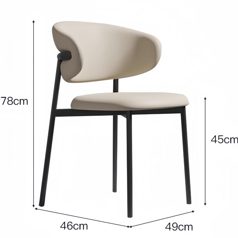 烁恒 椅子米白把高清大图