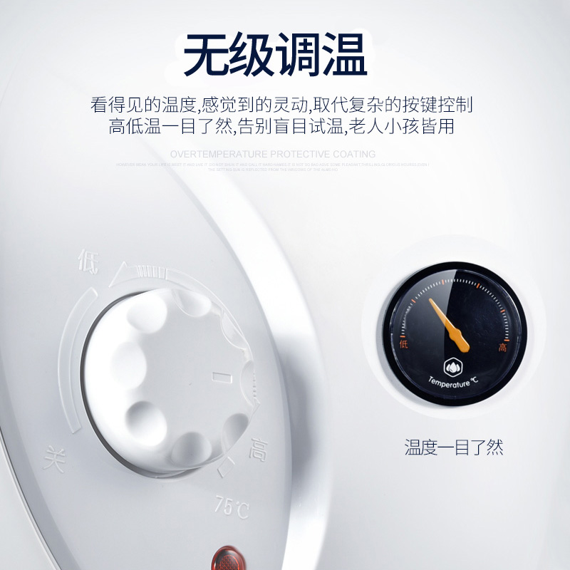 长虹(CHANGHONG)50升电热水器2000W速热 机械式家用热水器 8年整机质保ZSDF-Y50J30F高清大图