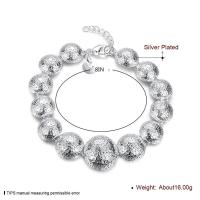 H462Women Silver Bracket 镀纯银手饰女士饰品日韩镂空星手链送女朋友七夕情人节礼物