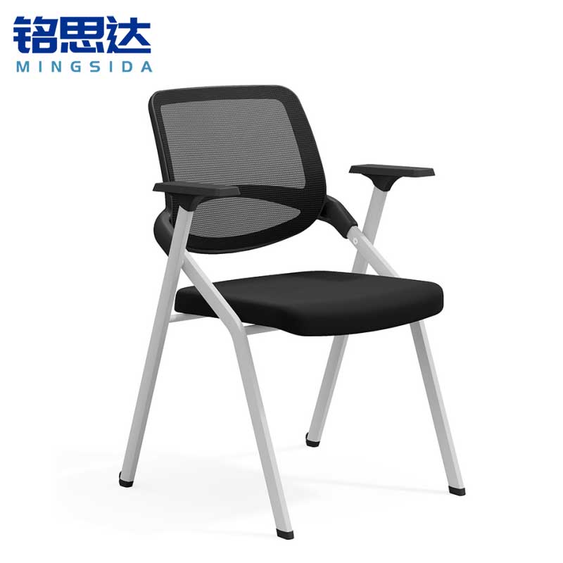 铭思达折叠培训椅带扶手把高清大图