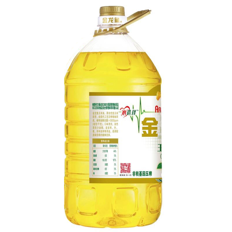 金龙鱼 组合粮油套餐(5L金龙鱼玉米油(非转基因)+1.8L金龙鱼玉米油(非转基因))