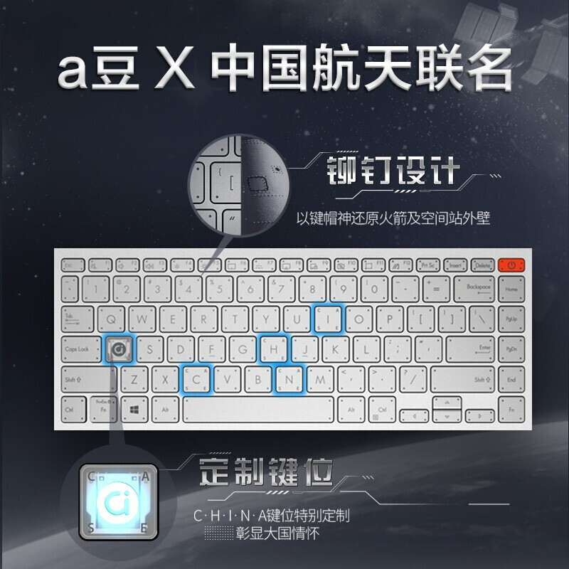 华硕(ASUS)a豆14 酷睿i7 14英寸高颜值轻薄本笔记本电脑 莱茵低蓝光护眼屏 酷睿i7-1165G7 16G 512G固态 100%sRGB高色域 白色