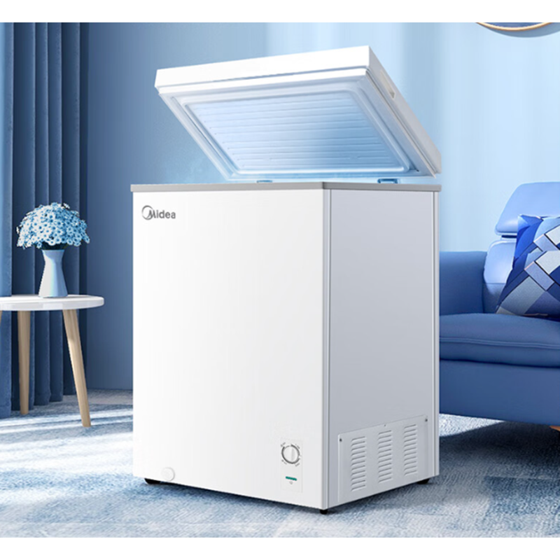 (拍前咨询库存)美的bd/bc-100kmxc(e)100升 冷藏冷冻转换冰柜 家用