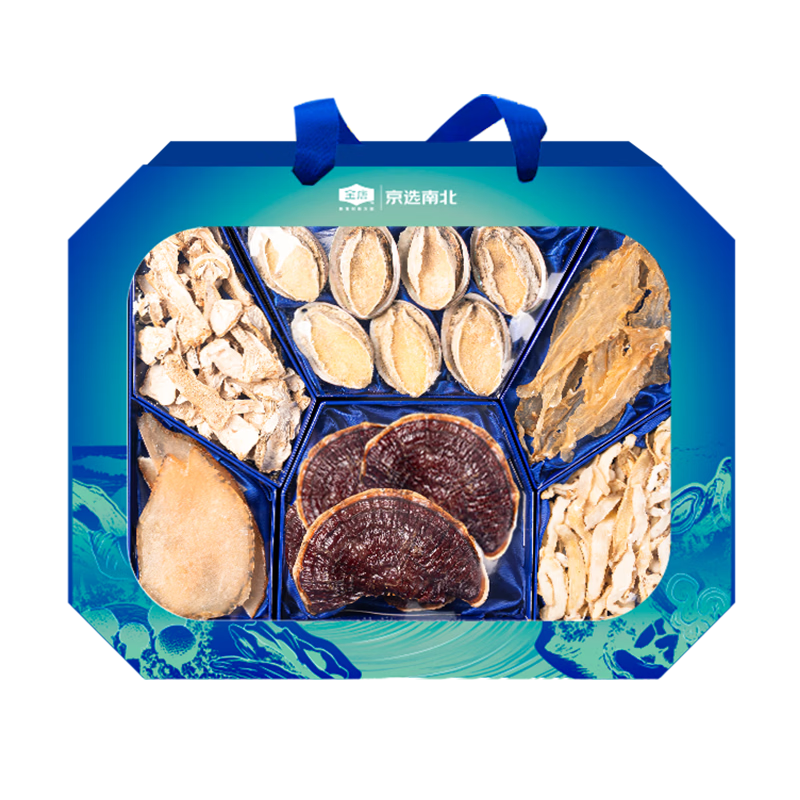 金唐山海珍养礼盒480g鲍鱼松茸山珍菌菇伴手礼