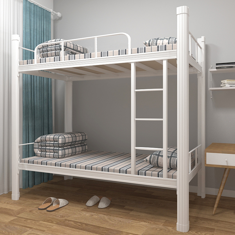 东升顺铁床上下床铺高低床员工2米单双层床学生宿舍床钢架子床学校