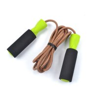 捷英飞JOINFIT 黑柄牛皮跳绳 竞速钢丝跳绳 竞技跳绳专业有 专用跳绳