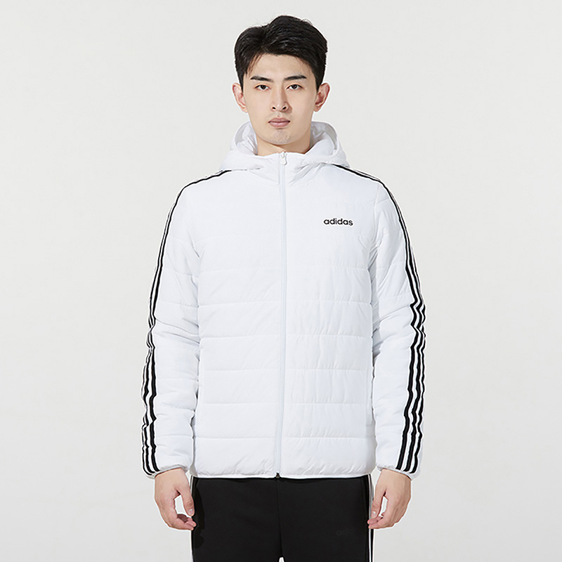 Adidas阿迪达斯MCE 3SPADJKT男子冬季防风运动休闲连帽外套H14200