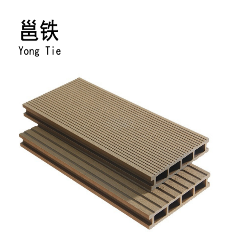 邕铁 塑木地板定制 方孔双面条纹款 平方米高清大图