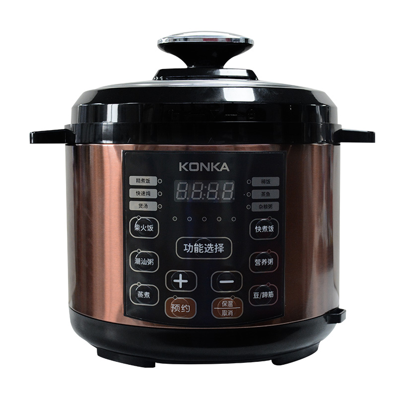康佳(konka)5l家用电压力锅多功能大容量智能预约压力锅kpc-50zs02电