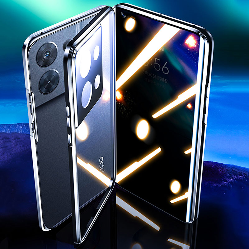 圣幻 防偷窥oppo reno8/reno8pro+手机壳全包防摔手机套双面全包保护壳高清大图