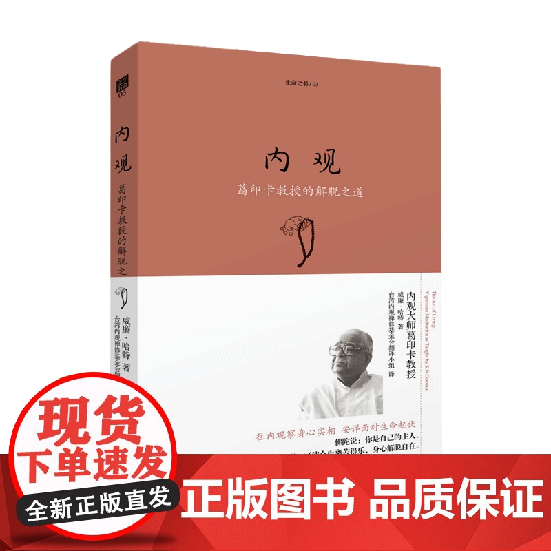 内观:葛印卡的解脱之道 威廉.哈特 内观是净化心灵的方法 佛教佛学人生智慧书籍 海南出版社 正版书籍 净化内心高清大图