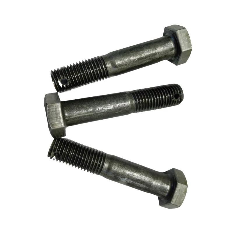 益莘 六角头螺栓带孔4.8级 M20*100mm 个高清大图