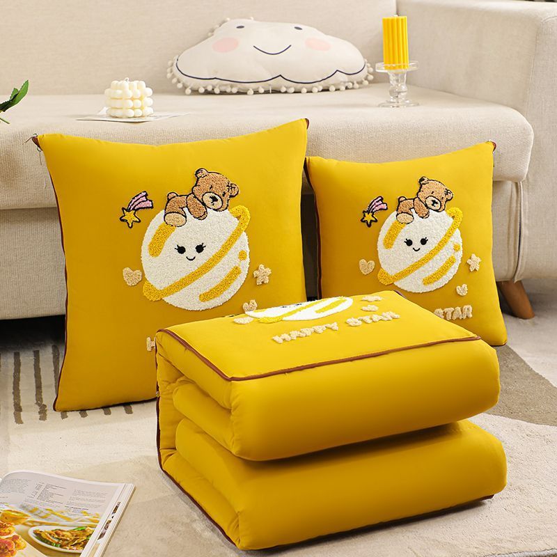 南极人抱枕被子两用卡通抱枕办公室学生宿舍车用午睡多功能抱枕被