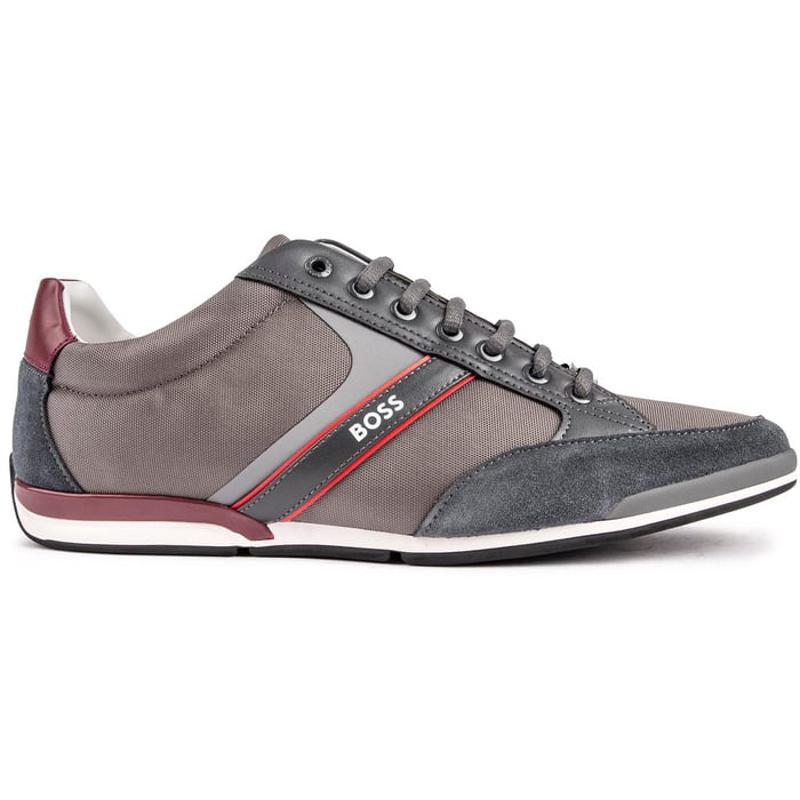 雨果博斯hugobosssaturnlow男士运动休闲鞋尼龙透气舒适sat3chrd正品