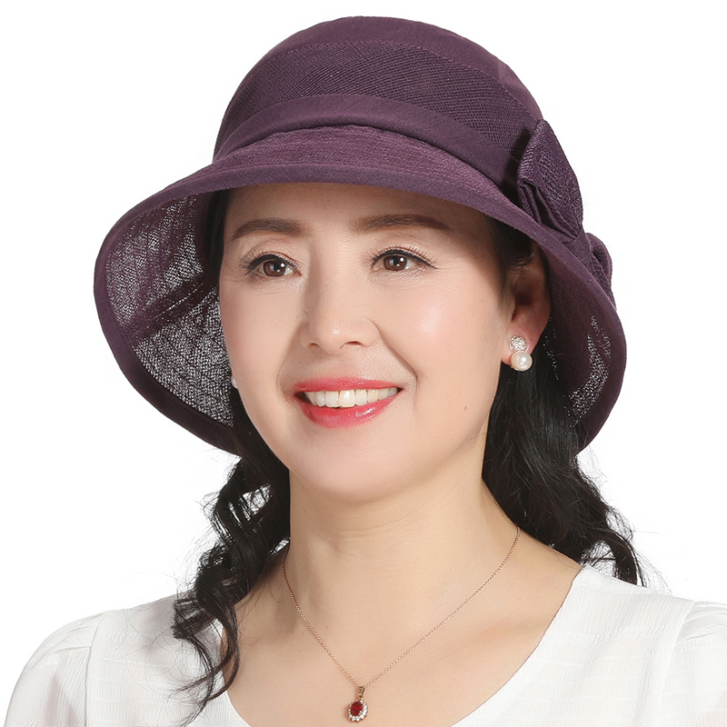盛世尼曼中老年人帽子女夏天防晒帽老人奶奶透气凉帽夏季妈妈遮阳渔夫