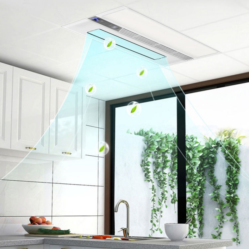 遥控凉霸厨房集成吊顶led灯换气静音冷风机吹风凉霸