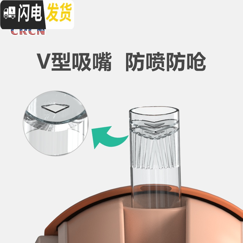 三维工匠儿童316防呛保温杯幼儿园带吸管杯宝宝水杯婴儿学饮杯鸭嘴杯水壶 250弹盖CN301D