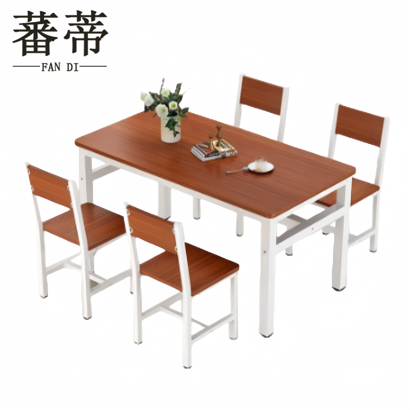 蕃 蒂桌子一桌四椅套