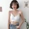 Ideamini美背文胸白色抹胸聚拢内衣吊带裹胸打底衫薄款防走光学生内搭春季抹胸