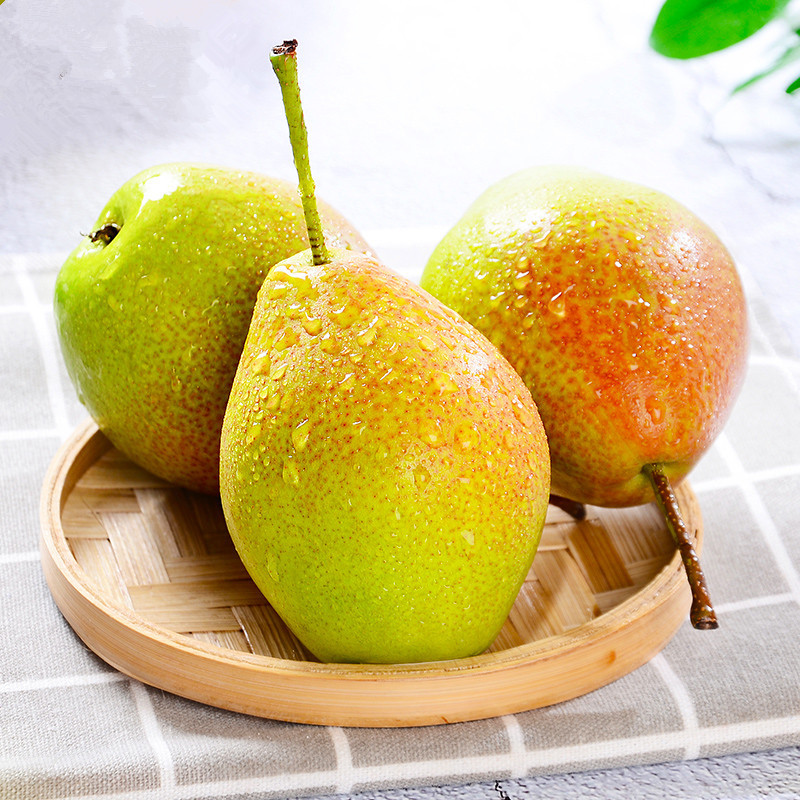 陕西红香酥梨25斤合拍2件发带箱5斤装拍3件发带箱10斤脆甜特产酥梨