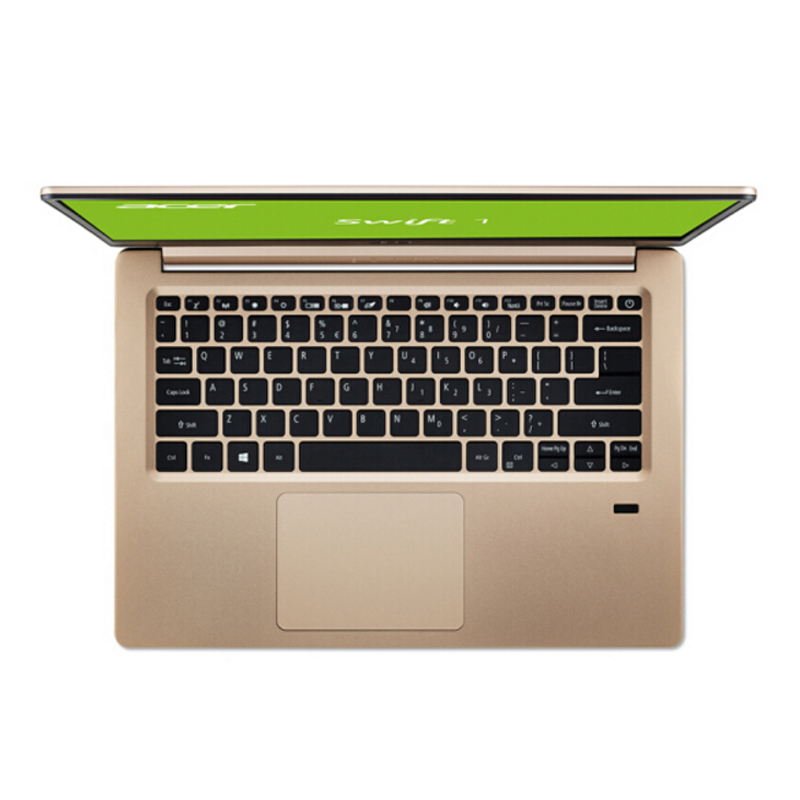 宏碁(acer)蜂鸟Swift SF114 14.1英寸超轻薄笔记本电脑(N4100 4GB 128GB固态 指纹识别 W10 高分屏 金色)