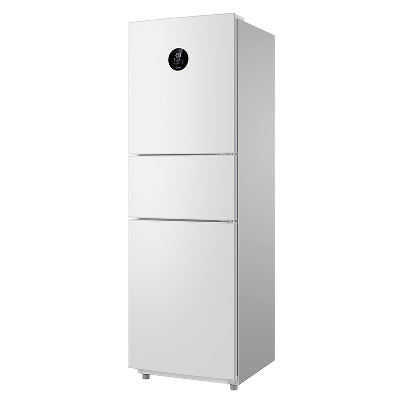 美的冰箱bcd215wtpzme三门冰箱一级能效风冷无霜家用节能冰箱