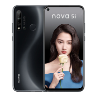 华为(HUAWEI) nova5i 8GB+128GB 幻夜黑 全网通 后置四摄 前置2400万像素 移动联通电信4G手机 双卡双待 nova 5i