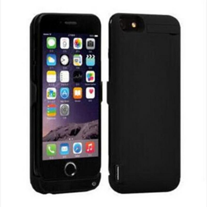 Apple 苹果 iPhone6SP/6P/7P/8P塑料5.5寸充电宝聚合物锂离子电芯背夹移动电源8000毫安 玫瑰金