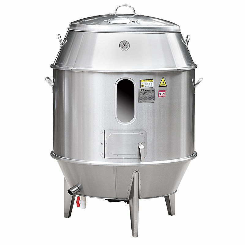 木炭燃气两用烤鸭炉古达商用烧鸭烧烤炉不锈钢吊烧鹅炉