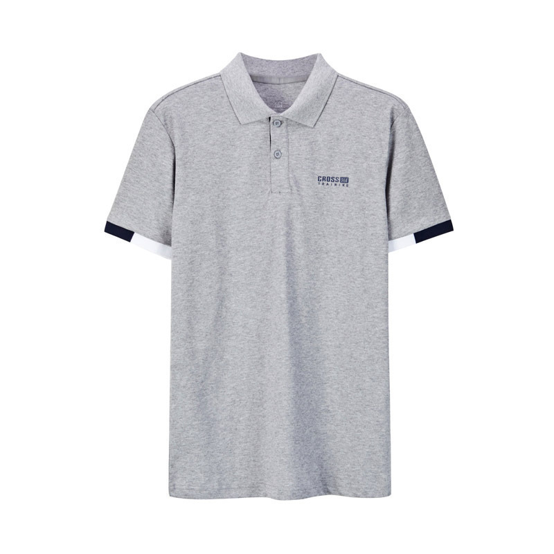 361°运动polo衫男夏季透气翻领修身短袖体恤男士休闲t恤半袖上衣