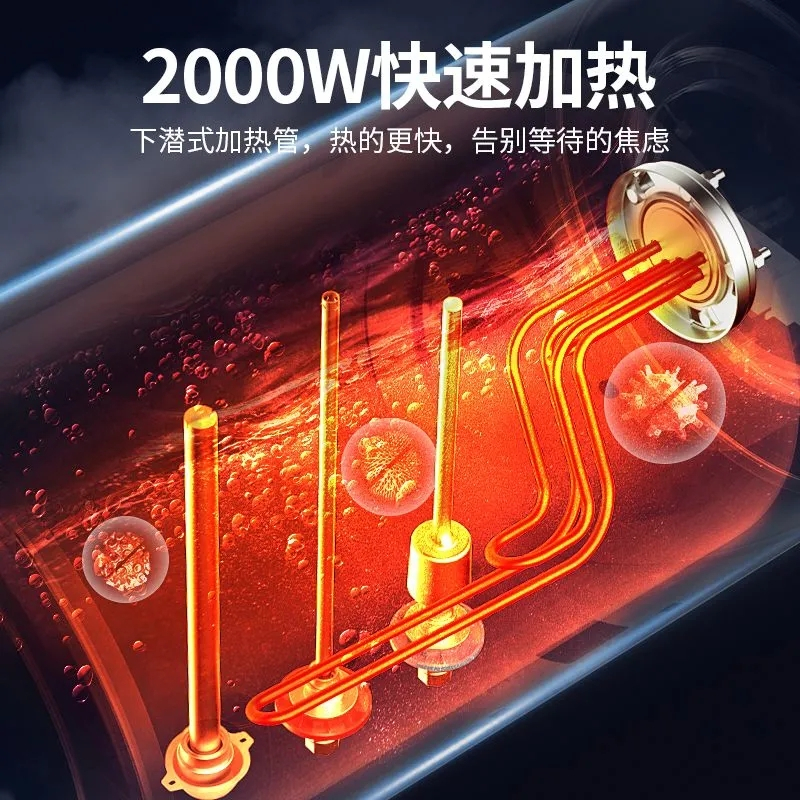 巧太太(qiaotaitai) 电热水器 家用储水式电热水器电 双重防漏电家电租房圆筒速热能省电 内胆质保5年 60L