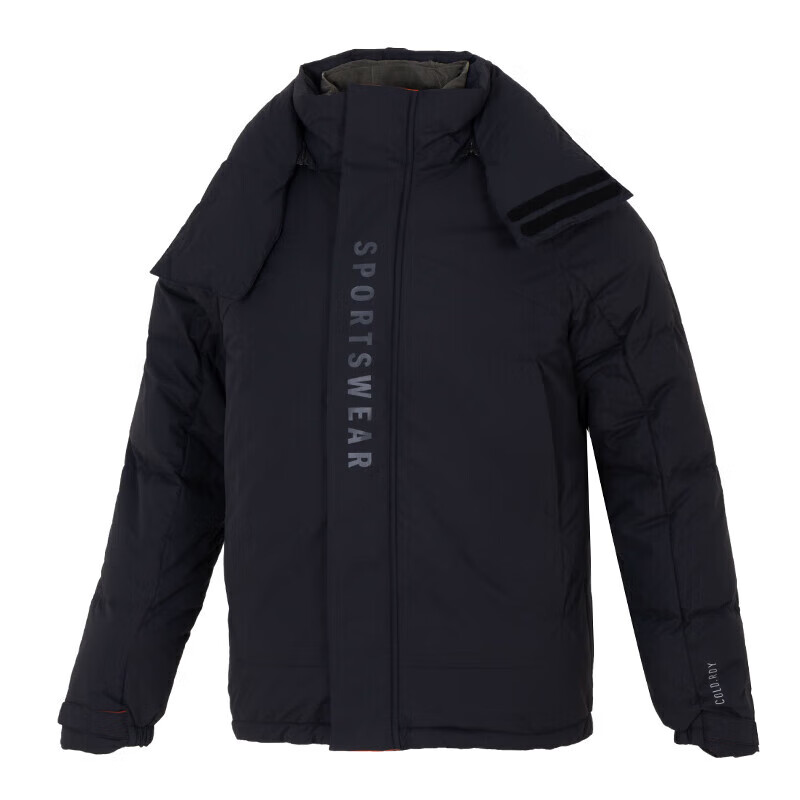 阿迪达斯 (adidas)男装新款保暖防风连帽舒适休闲羽绒服外套JM4612 ZP高清大图