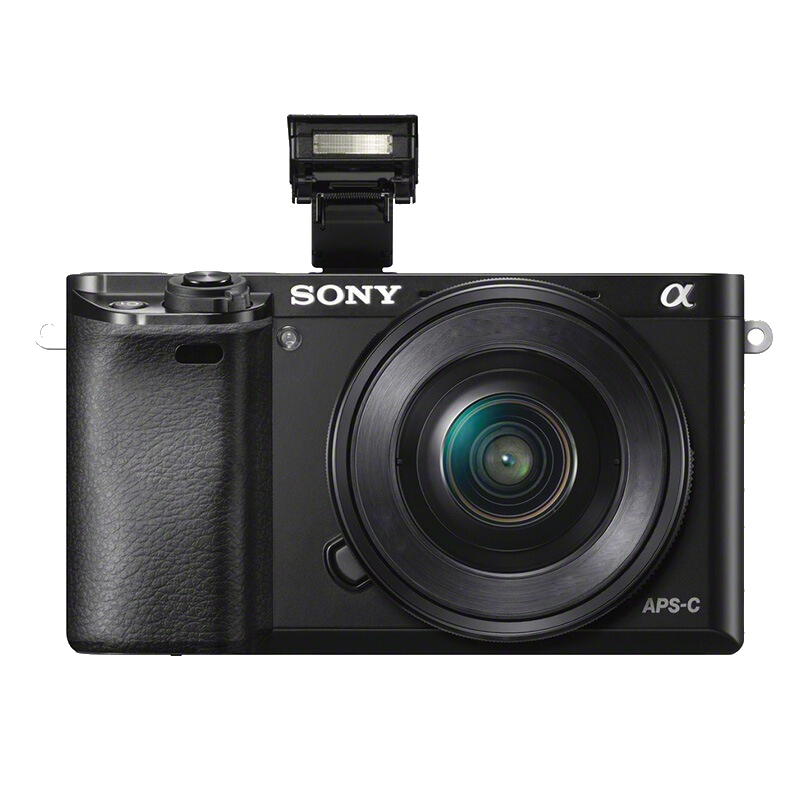 索尼(SONY)ILCE A6000黑色(18-105mm)数码微单相机 单镜头套装 约2430万像素高清大图