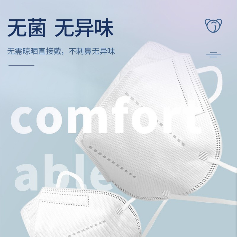 一喜一呵医用防护口罩N95(中文版)耳挂式(非无菌型)30片独立包装